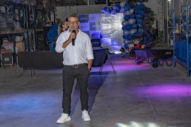 Evento de empresa — foto grupal del equipo